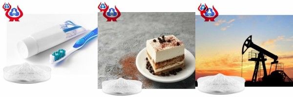 Pão branco ou amarelo claro CMC pasta de dentes com viscosidade 400 MiN Estabilizadores Espessante